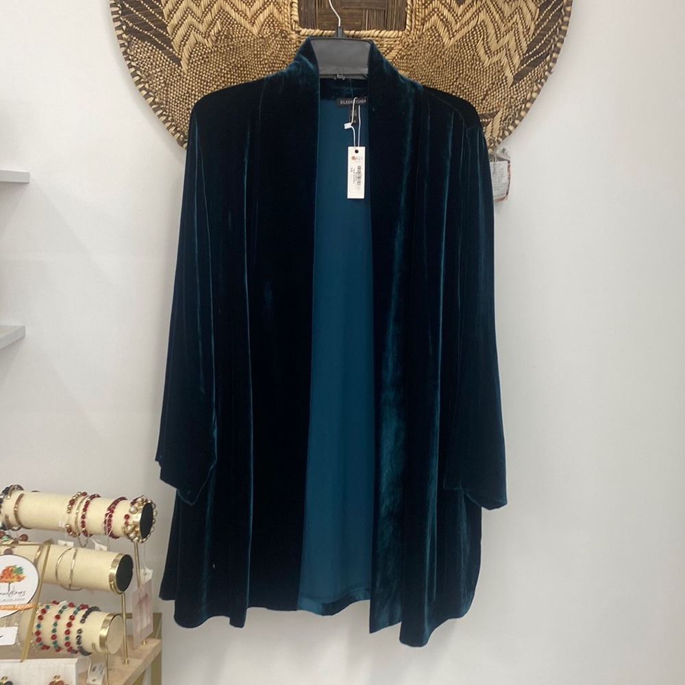 Eileen fisher velvet cardigan